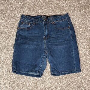 Classic Blue Denim Jean Shorts